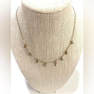 Charming Charlie Moon & Stars Classic Gold Necklace Boho Classic Preppy Coastal